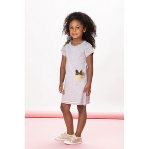 Robe en tricot avec sequins magiques Minnie Disney pour fille Main Robe en tricot avec sequins magiques Minnie Disney pour fille