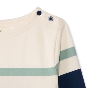 Marinière à rayures irrégulières pour garçon 