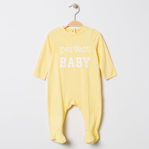 Dors-bien en jersey uni à  message printé 