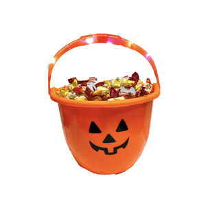 Pot à bonbons citrouille lumineuse   Main Pot à bonbons citrouille lumineuse