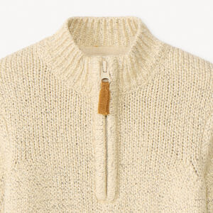 Πλεκτό πουλόβερ camionneur με εφέ neps για bebe αγόρι 