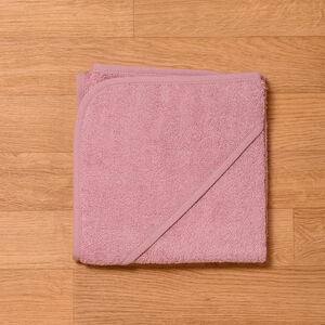 Μονόχρωμη Kάπα-Μπουρνούζι Ροζ Σκούρο 