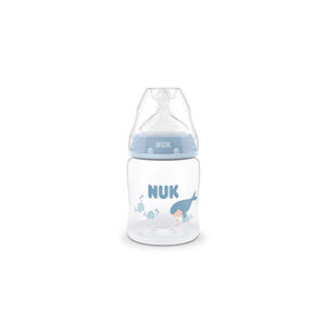 Μπιμπερό First Choice Pp 150Ml (Σιλικ.) Temp.Control Whale Nuk  