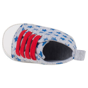 Baskets en toile montantes imprimées étoiles all-over 