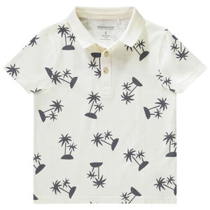 Πόλο κοντομάνικο με φαντεζί σχέδιο για αγόρι 