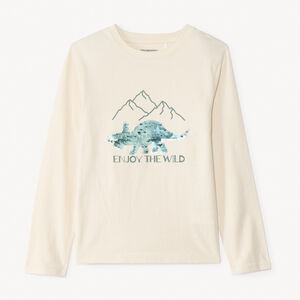 T-shirt manches longues à sequins magiques pour garçon 