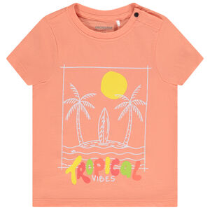 Κοντομάνικο μπλουζάκι με φαντεζί σχέδιο για bebe αγόρι 