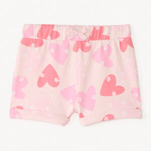 Βαμβακερό παντελόνι με εκτυπώσεις για κορίτσι μωρό 