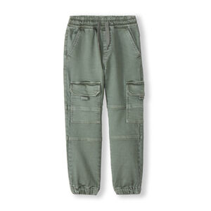 Jean jogger style cargo uni à poches pour garçon  Main Jean jogger style cargo uni à poches pour garçon
