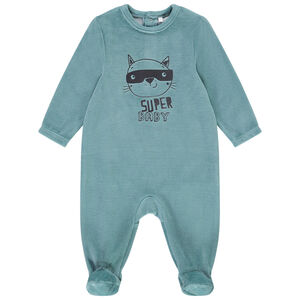 Dors-bien en velours avec visuel printé pour bébé garçon Main Dors-bien en velours avec visuel printé pour bébé garçon