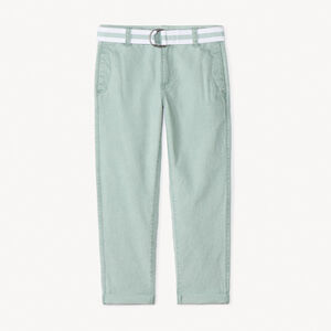 Παντελόνι καμπάνα από καμβά με ζώνη για αγόρια 