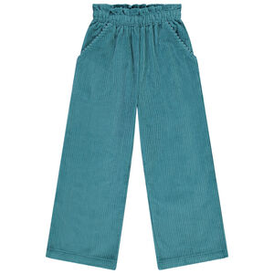Pantalon large en velours côtelé pour fille Main Pantalon large en velours côtelé pour fille