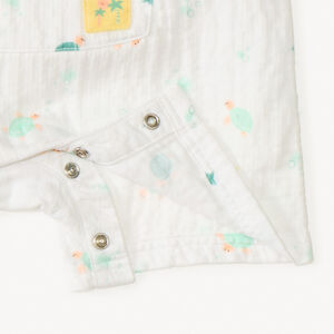 Σαλοπέτα κοντή με σχέδιο χελώνα για αγόρι βρέφους 