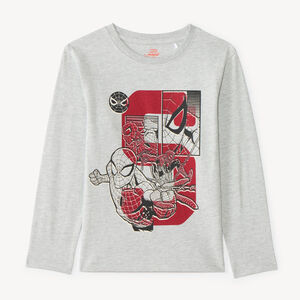 T-shirt à manches longues pour garçon avec imprimé Spider-Man Marvel 