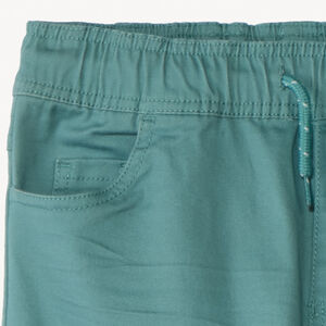 Παντελόνι jogger μονόχρωμο από twill για αγόρι 