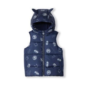 Doudoune sans manches à capuche ludique Batman Warner pour garçon  Main Doudoune sans manches à capuche ludique Batman Warner pour garçon