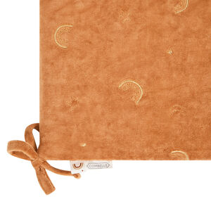 Tour de lit en velours Douce Hirondelle camel  Main Tour de lit en velours Douce Hirondelle camel