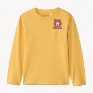 Μακρυμάνικο μπλουζάκι jersey με ζωηρό σχέδιο ζώου για αγόρι 