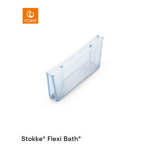 Πτυσσόμενη μπανιέρα Flexi Bath XL ocean blue για παιδιά 0–6 ετών με αντιολισθητική βάση 