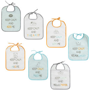 "Σετ από 7 σφουγγαράκια με κορδόνι και τυπωμένα μηνύματα" 