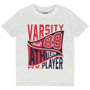 T-shirt manches courtes en jersey print fantaisie garçon 
