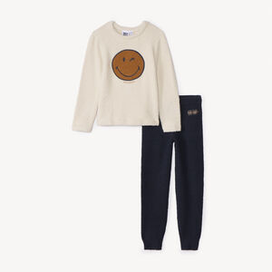 Σετ πιτζάμας από σέρπα με βολάν SmileyWorld για αγόρια 