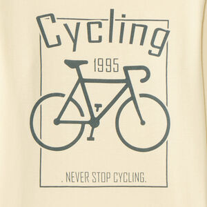 T-shirt à manches longues imprimé sport pour garçon 