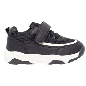 Αθλητικά παπούτσια με κομμάτι mesh και συνθετικό δέρμα για αγόρι 