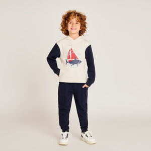 Σύνολο τζόκινγκ με σχέδιο βάρκας για αγόρι 
