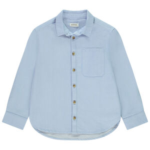 Πουκάμισο μακρυμάνικο μονόχρωμο για αγόρι 