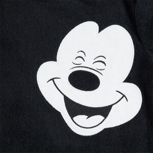 Πιτζάμα φλις με μοτίβο Mickey της Disney και κόκκινες νότες 