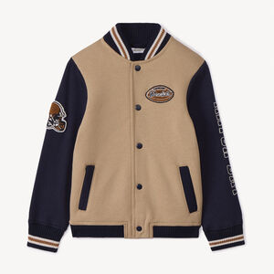 Gilet teddy en molleton motifs football US pour garçon 