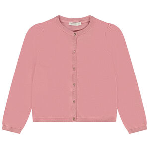 Ζακέτα από πλεκτό μονόχρωμο και lurex για κορίτσι 