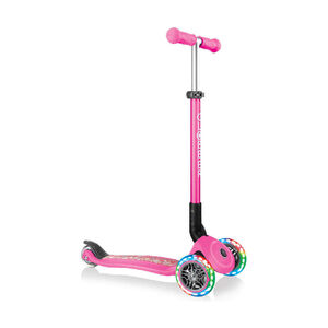 Scooter Primo Foldable Fantasy Lights Flowers Neon Pink GLOBBER 