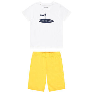 Σετ παραλίας μπλούζα + σορτς για αγόρι 