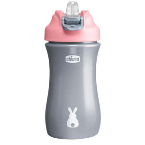 Chicco Pop-Up Cup Παιδικό Κύπελλο με Καλαμάκι Ροζ 2y+ 350ml  Main Chicco Pop-Up Cup Παιδικό Κύπελλο με Καλαμάκι Ροζ 2y+ 350ml