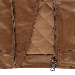 "Perfecto biker effet cuir pour garçon" se traduit en grec par "Perfecto biker με εφέ δέρματος για αγόρι" 