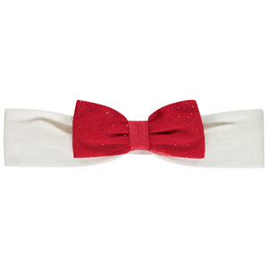 Bandeau à nœud en tulle pailleté pour bébé fille 