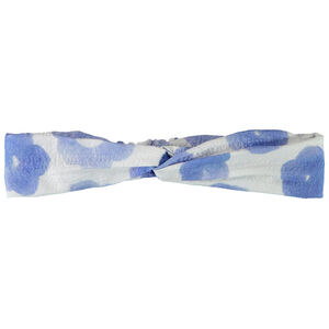 Bandeau torsadé imprimé fleurs à l'aquarelle pour fille 