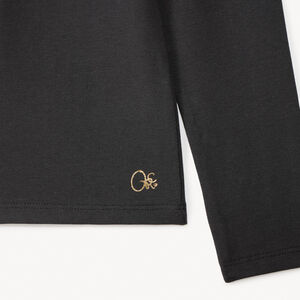 Σετ από 2 μονόχρωμα μπλουζάκια ζιβάγκο για κορίτσι 