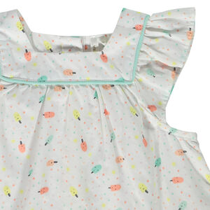 Σετ τουνίκ με σχέδιο παγωτά και bloomer για bebe κορίτσι 