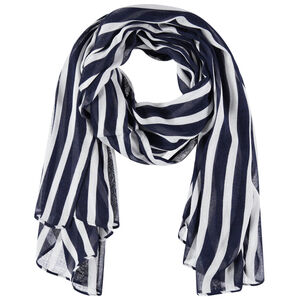 Βουάλ φουλάρι με ρίγες σε αντίθεση 