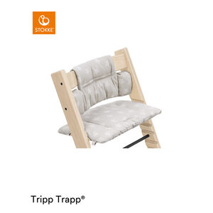Μαξιλάρι Για Ψηλό Καρεκλάκι Tripp Trapp - Stars Silver 