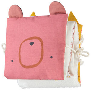 Livre dépliable en tissu 1er âge Ethnic animals  