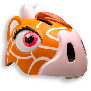 Crazy Safety Παιδικό κράνος με ζωάκια – Giraffe Brown (49-55εκ) 