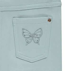 Jegging skinny milano με κέντημα πεταλούδα για κορίτσι 