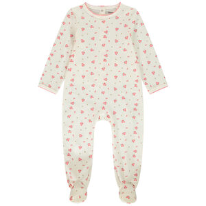 Φορμάκι από jersey με λουλουδάτο σχέδιο για bebe κορίτσι 