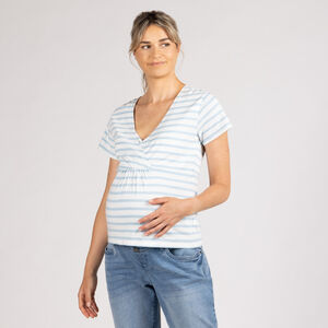 Κοντό Μπλουζάκι Εγκυμοσύνης Και Θηλασμού Με Στάμπα 