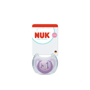 Πιπίλα Σιλικόνης First Choice 6-18m 1 τεμ. Με Θήκη Kangaroo Nuk  