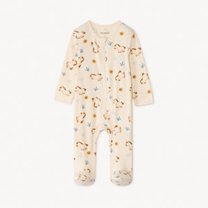 Φανελένια φορμάκι με τύπωμα αλόγων για αγόρια μωρού 